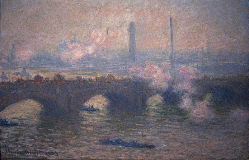 Claude Monet Waterloo Bridge Sweden oil painting art